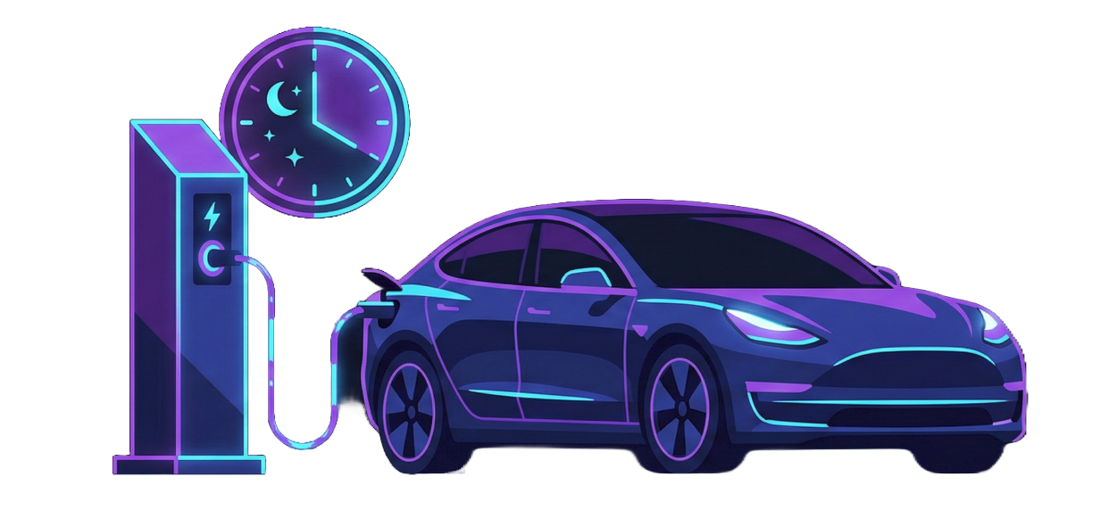 Cargar coche eléctrico en casa: comparativa coste horario valle vs punta